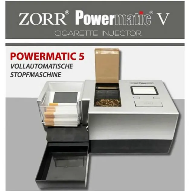 Zorr Powermatic 5: online de goedkoopste volledig vol automatische sigarettenmachine kopen